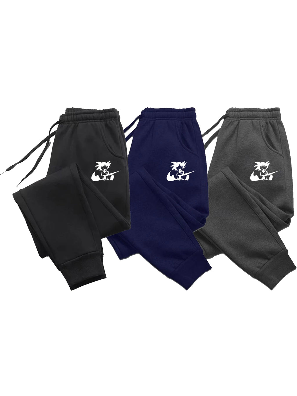 Ensemble Survêtement Homme 3 Pièces Pantalons Jogging Unis