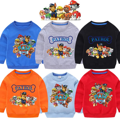 Sweat-shirt à capuche pour Sport, mignon, Paw Patrol, décontracté, dessin animé Paw Patrol, Patchwork, pull, automne, vêtements de Sport, cadeaux d'anniversaire, 2024 by LSDLBoutique.ch