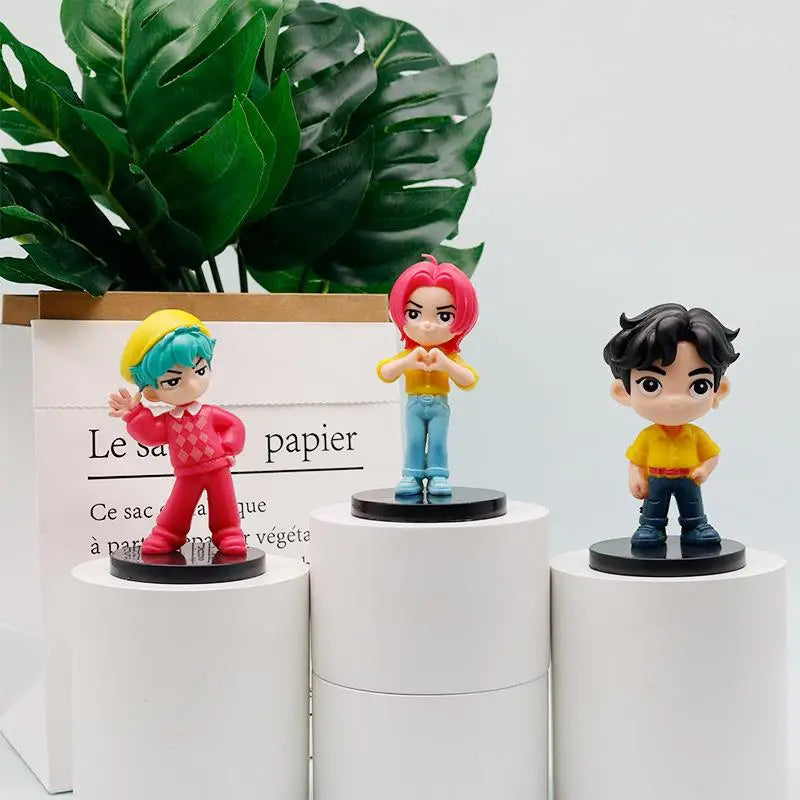 KPop chasseurs de démons dessin animé Figurine poupée jouets Mira Rumi Zoey Huntrix PVC modèle Statue Collection décoration cadeaux d'anniversaire by LSDLBoutique.ch