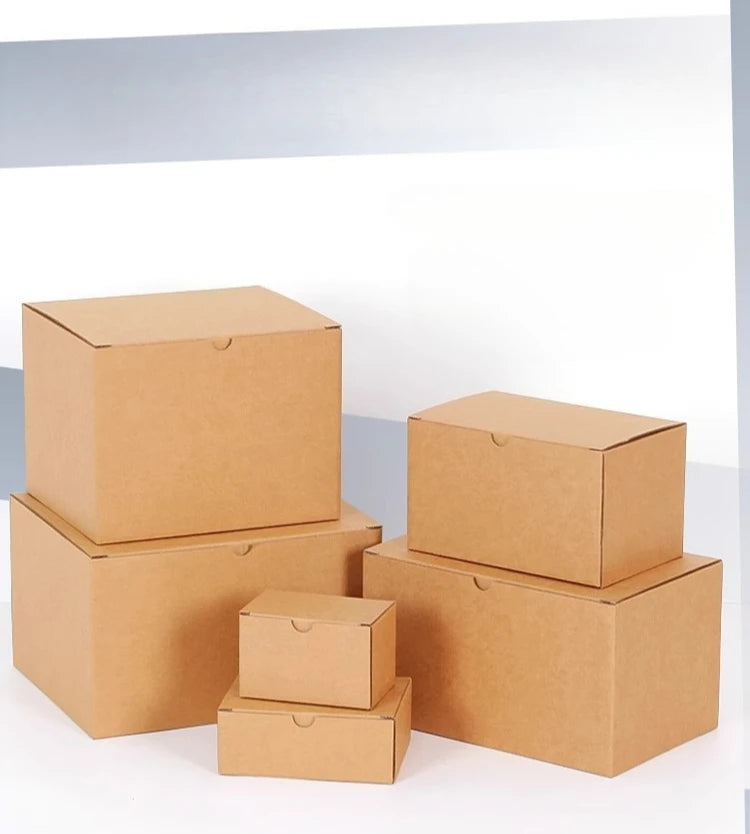 Folding Corrugated Paper Boxes, Pack of 20 for Shipping