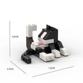 Série Animale 62 Pièces Briques MOC Chat Figures Bricolage Blocs De Construction Enfants Jeux Éducatifs Cadeau Anniversaire by LSDLBoutique.ch