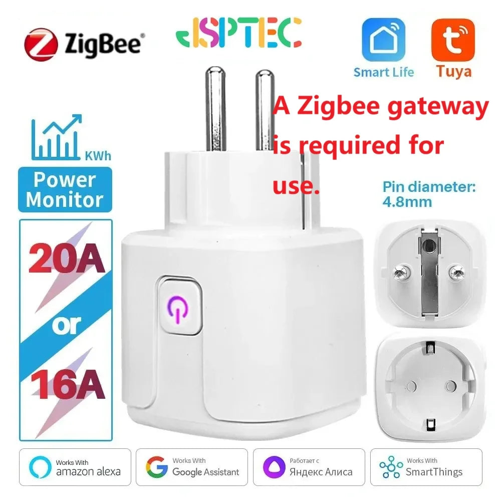 Prise intelligente Zigbee 16-20A
