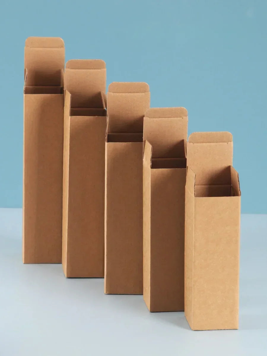 Corrugated Rectangular Cardboard Packaging Boxes, Pack of 20