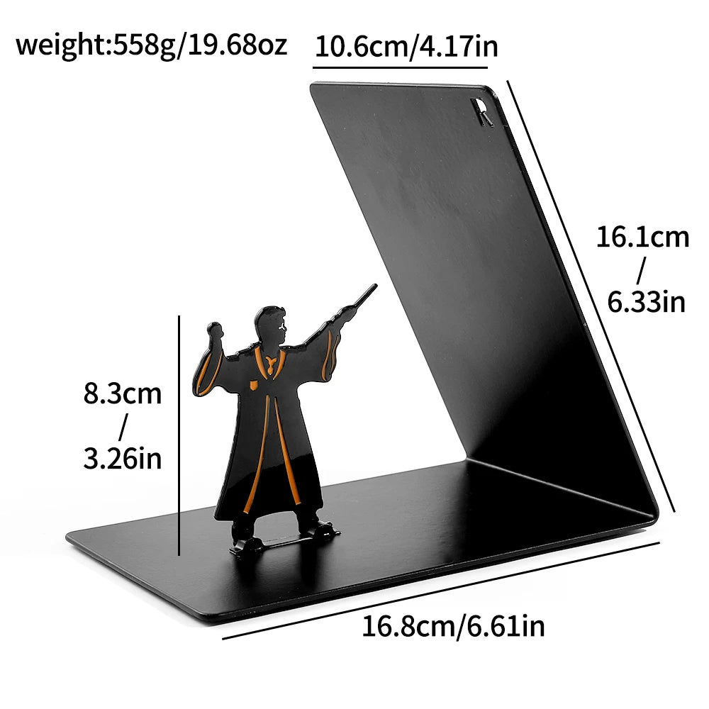 Serre-livres en métal robuste Harry Potter, pour bureau, bureau d'étudiants, décoration de maison, super cadeau, ornement de bureau by LSDLBoutique.ch