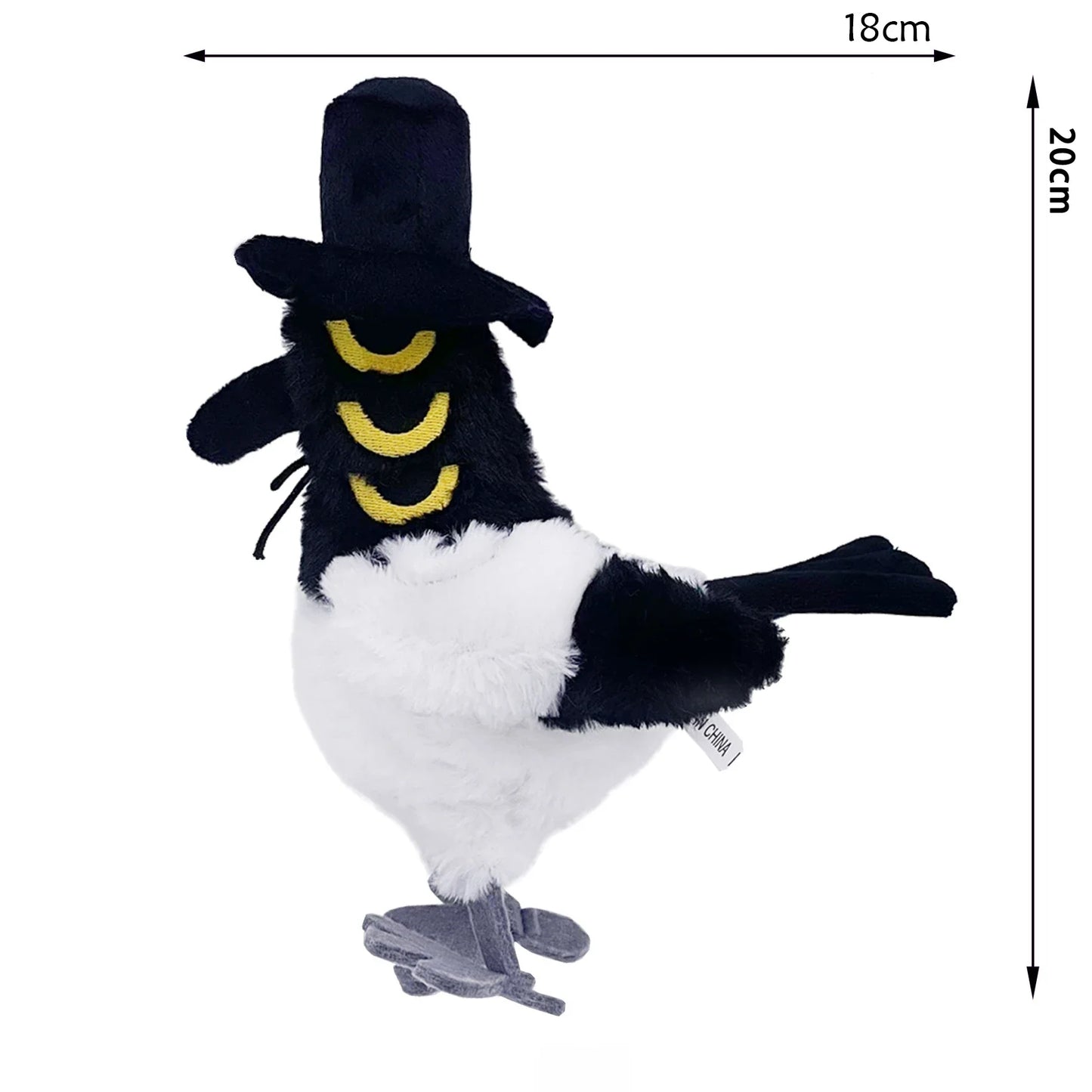 Nouveau Anime Kpop démons chasseurs en peluche mignon violet tigre noir chapeau pie monstre chasse fille groupe en peluche pour les Fans cadeaux by LSDLBoutique.ch