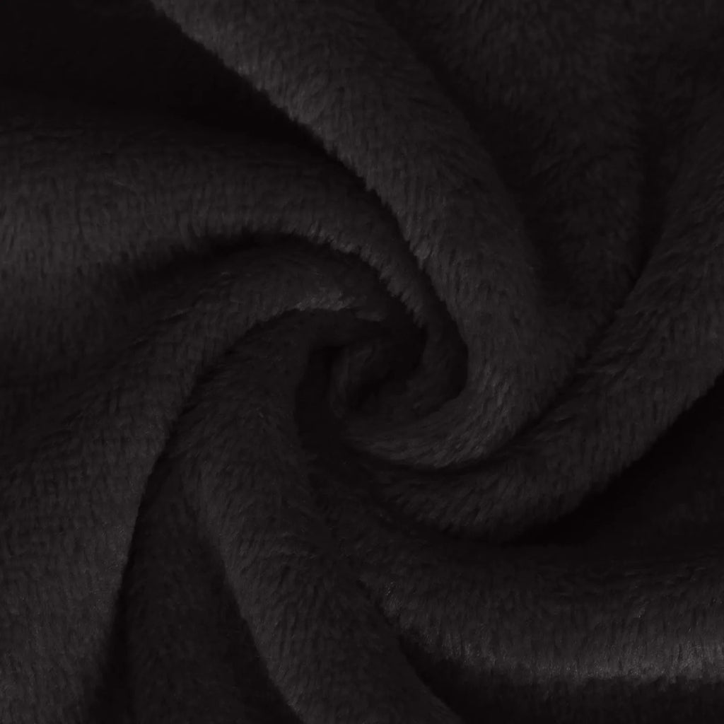 Peignoir à Capuche en Coton et Velours Côtelé Bordeaux