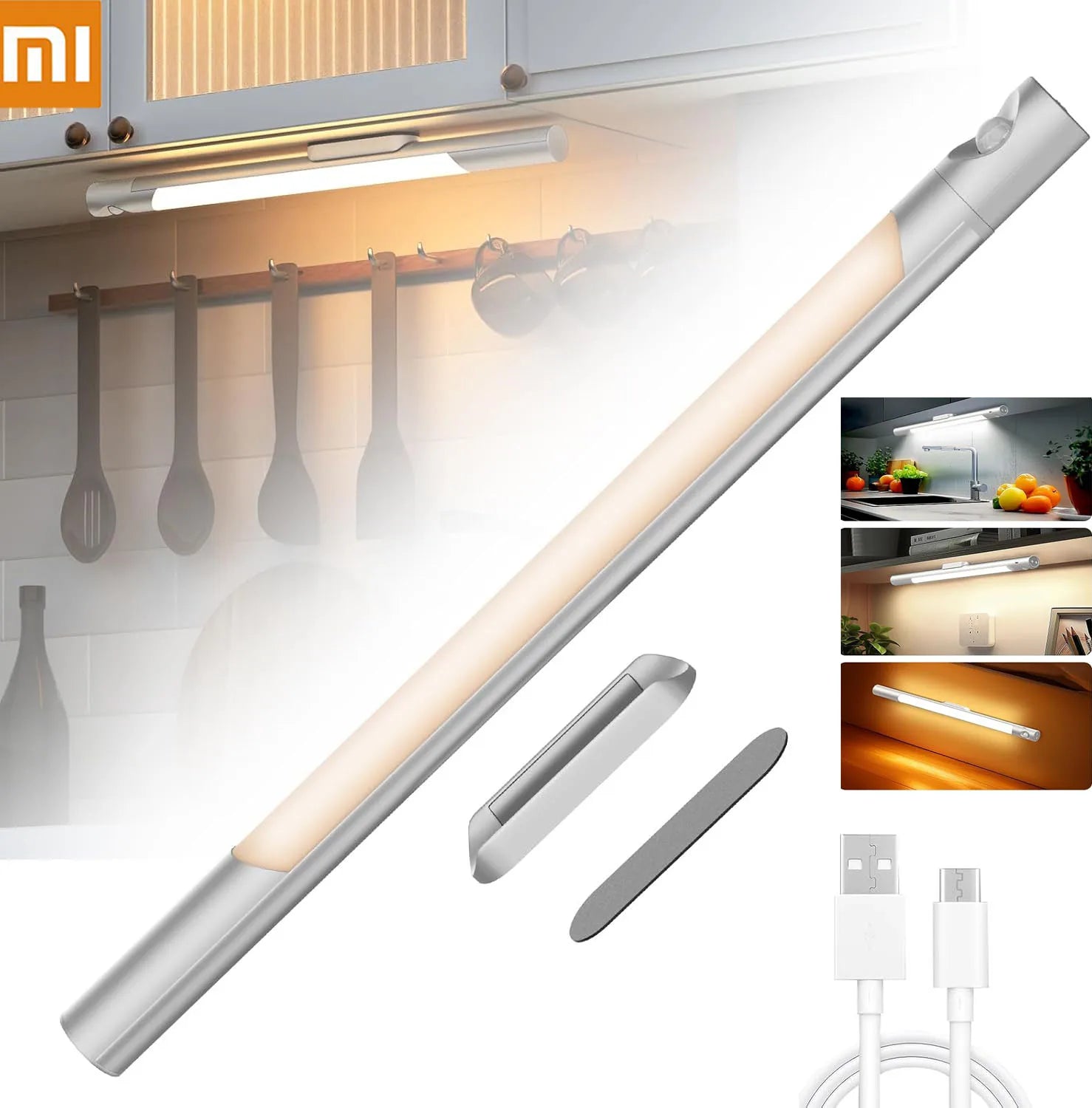 Xiaomi 40 cm 3000 mAh LED-Nachtlicht mit Magnetsensor