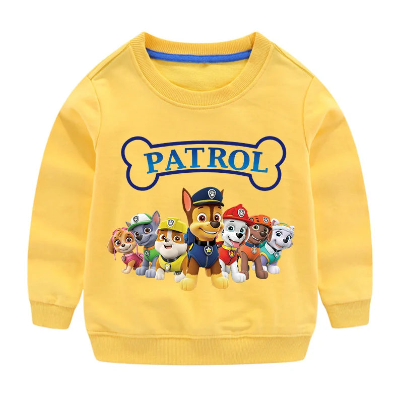 Sweat-shirt à capuche pour Sport, mignon, Paw Patrol, décontracté, dessin animé Paw Patrol, Patchwork, pull, automne, vêtements de Sport, cadeaux d'anniversaire, 2024 by LSDLBoutique.ch