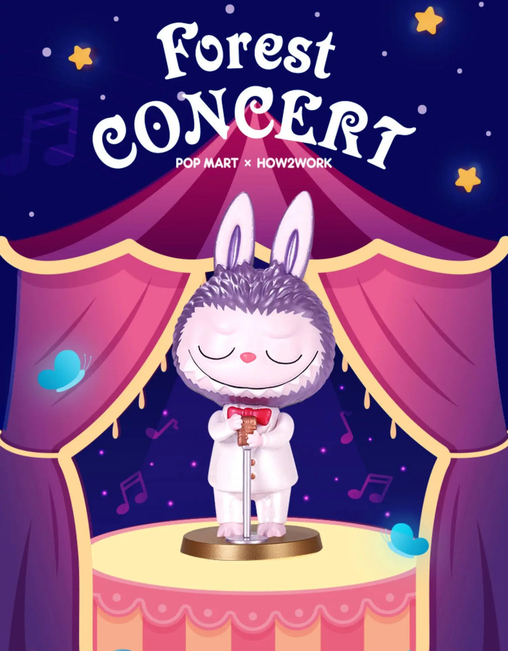 Pop Mart Labubu Forêt Concert Figurine PVC Collection