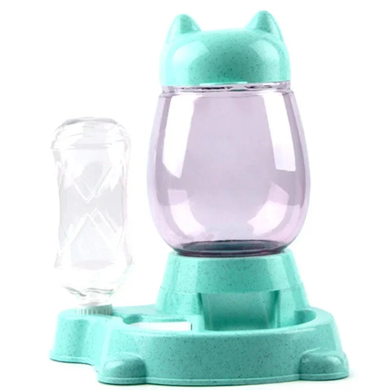 Automatic Feeder, Food Dispenser, Water Drinking Bowl, Feeding Dispenser for Cat and Dog, Practical Pet Supplies