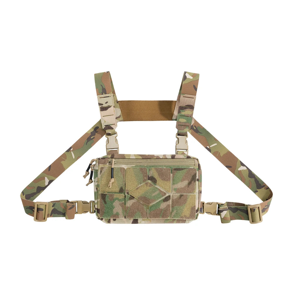 Spanker Tactical Chest Pouch Camouflage Nylon Cordura MOLLE