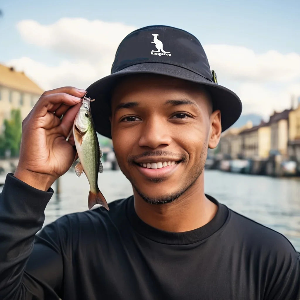 Kangaroo Chapeau Imprimé Animal En Coton Respirant