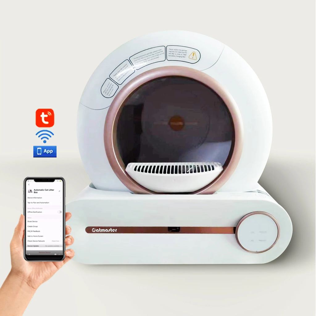 Smart Cat Litter Box Wholesale Luxury Plastic Pet Semi Enclosed Large Self Cleaning Automatic Cat Toilet