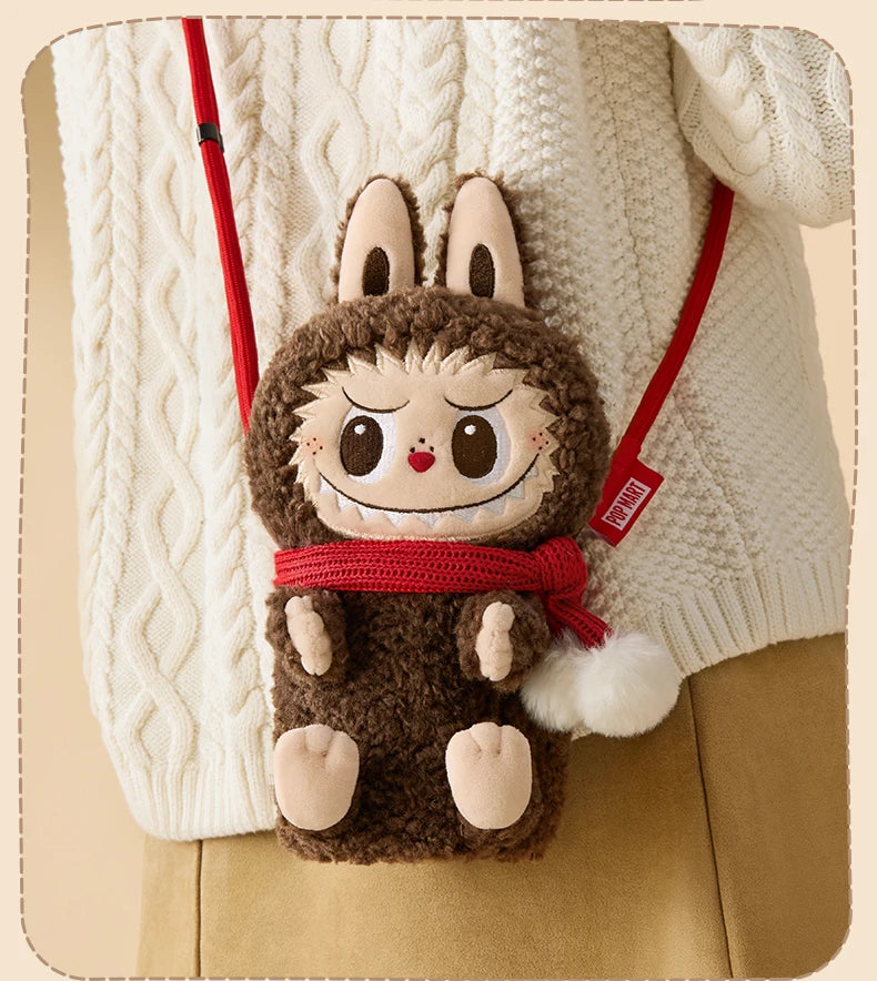 Pop Mart Labubu The Monsters Plush Brown Shoulder Bag