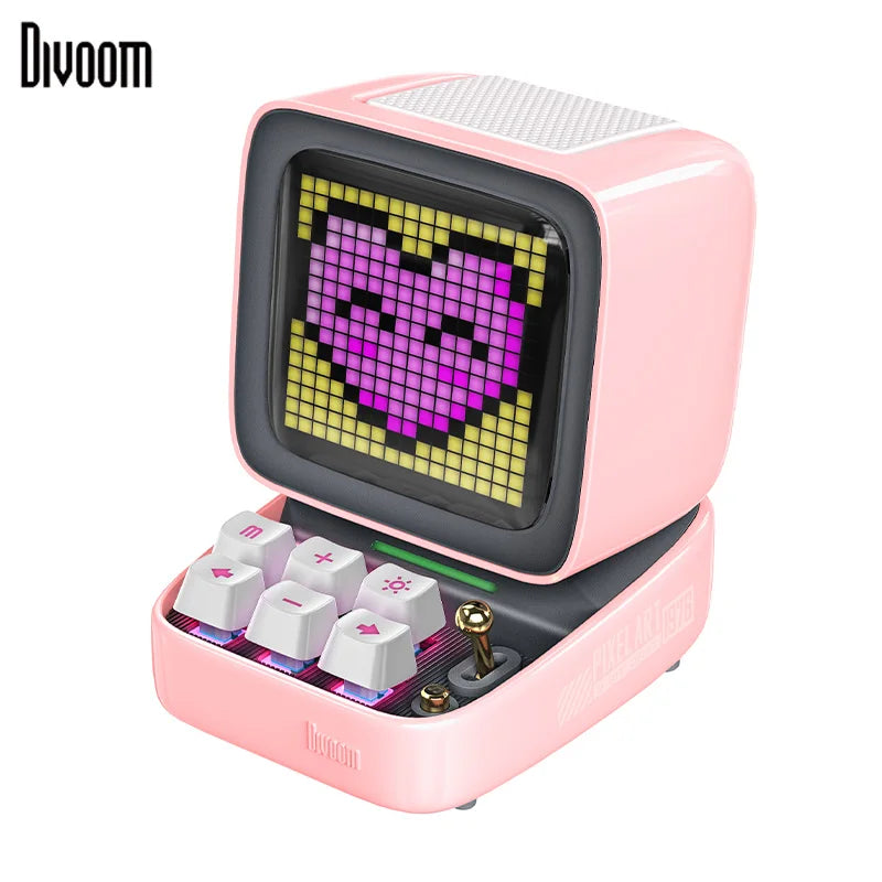 Divoom Ditoo Pro Haut Parleur Portable Pixel Art LED Rose