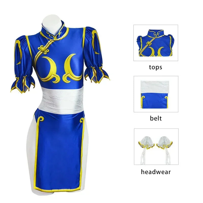 Chun-Li Cosplay Costume — Street Fighter