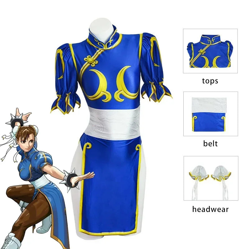 Chun-Li Cosplay Costume — Street Fighter