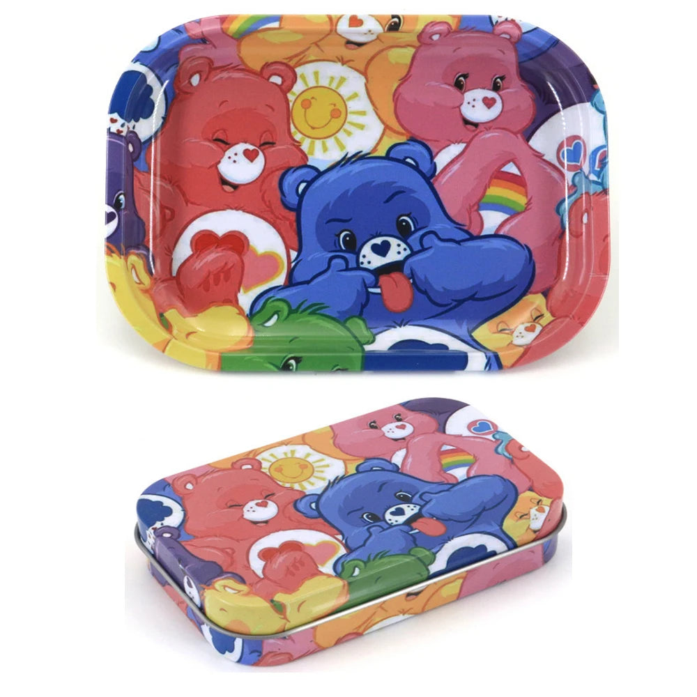 Rolling Tray 18x14 cm Tinplate For Tobacco 2 Pieces