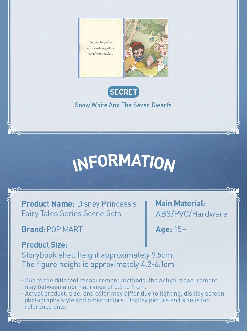 POP MART Disney Princess Fairy Tales Scene Set Blind Box