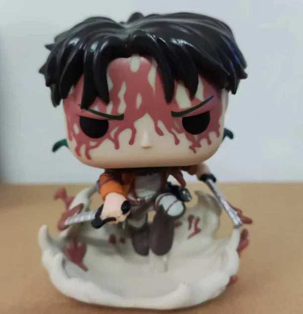 2024 La plus récente série funko pop Attack On Titan # Figurines d'action Battle Levi, jouets de Collection, cadeaux, 1169 by LSDLBoutique.ch
