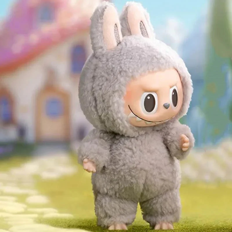 POP MART The Monsters Labubu Figurine Vinyle Marron Macaron