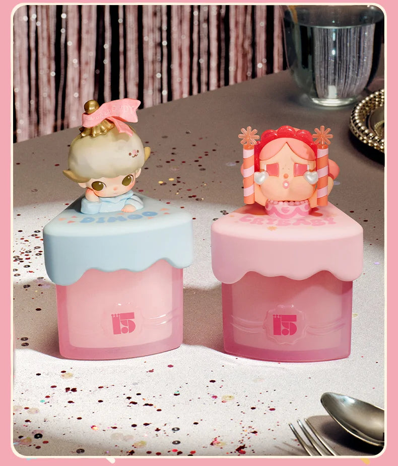 POP MART Figurine PVC 15e Anniversaire Boîte Aveugle