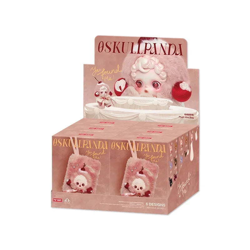 POP MART SkullPanda Mini Bag Blind Box Plush Brown