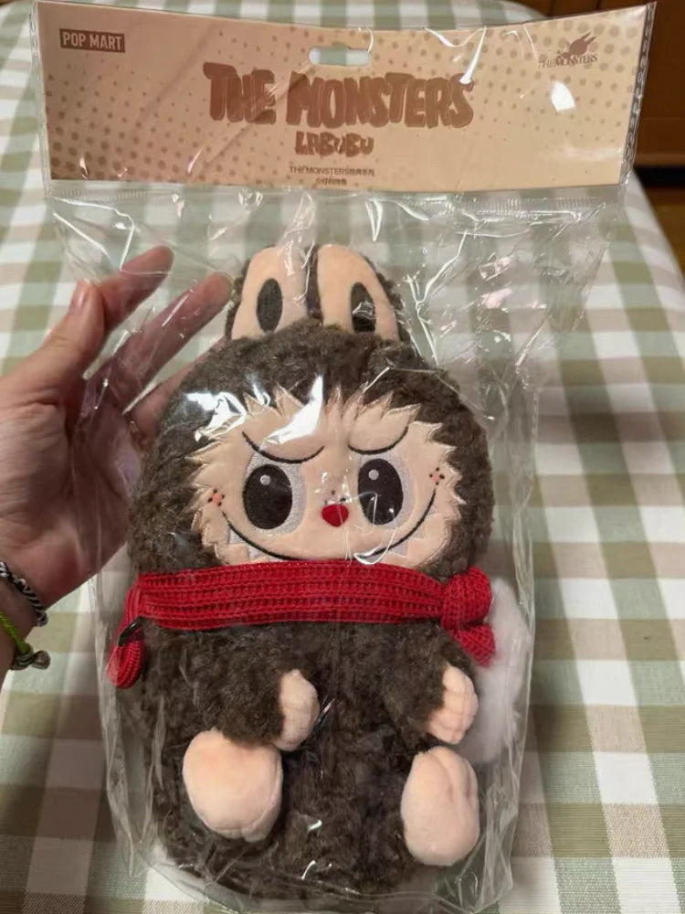 Pop Mart Labubu The Monsters Plush Brown Shoulder Bag
