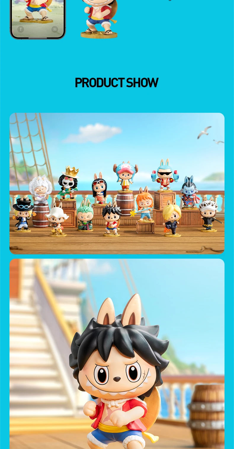 POP MART THE MONSTERS X une pièce série boîte aveugle jouets Kawaii Anime figurine Surprise boîte mystère poupées filles cadeau by LSDLBoutique.ch