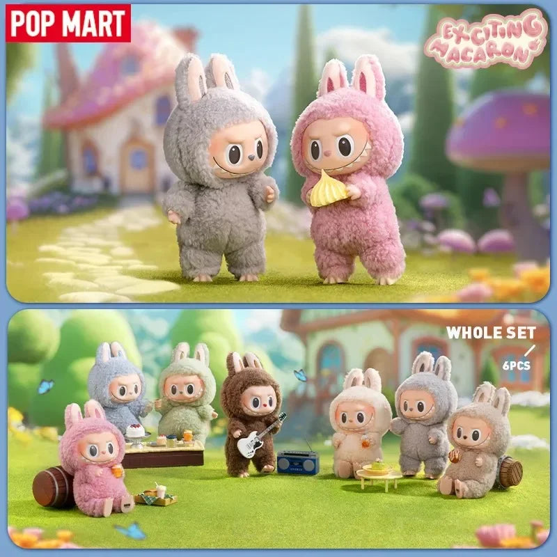 POP MART The Monsters Labubu Macaron Brown Vinyl Figure
