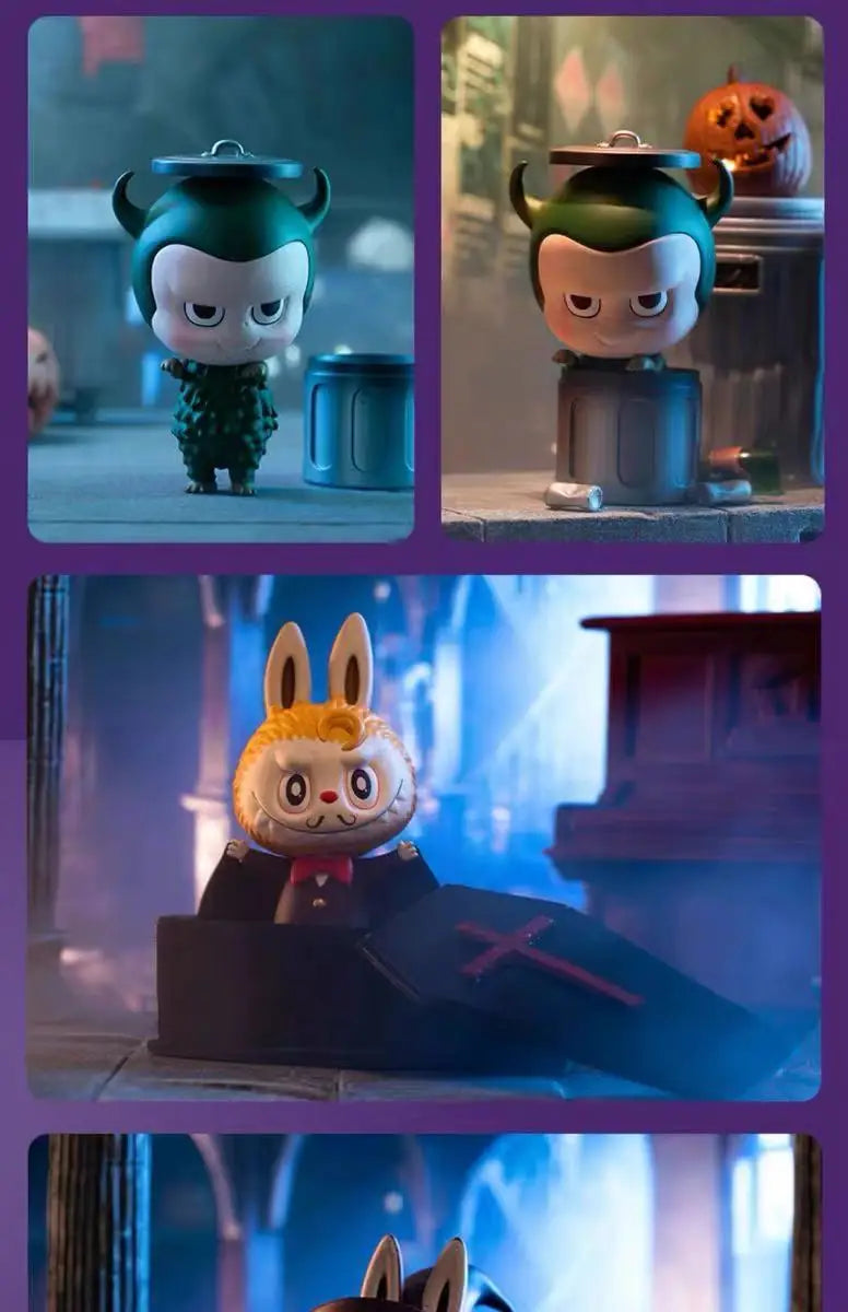 Pop Mart Labubu Halloween Monster Figur PVC 8 ​​cm