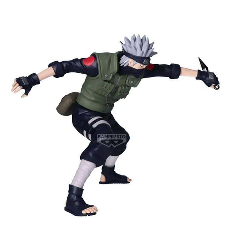 Bandai Original BANPRESTO Anime NARUTO Uchiha Madara Hatake Kakashi PVC Figure Collectible Model Toy Gift