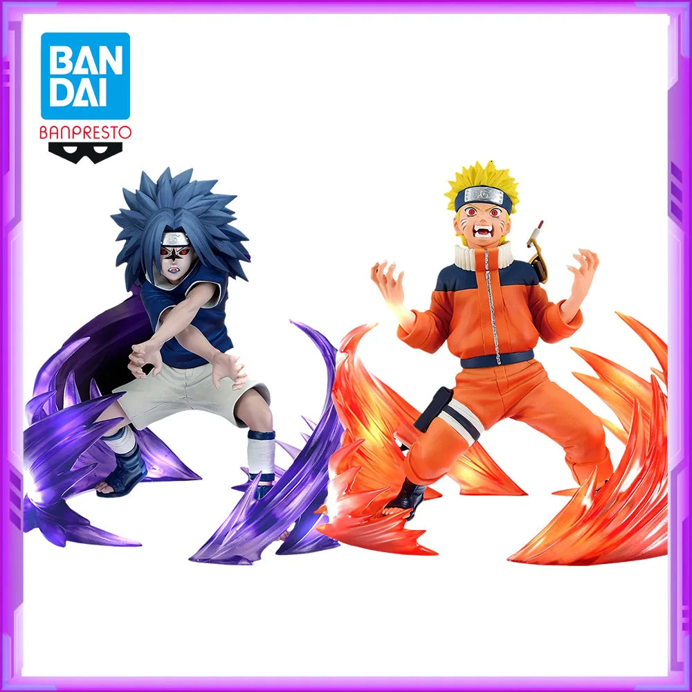 Bandai Banpresto Figurines Naruto Uzumaki et Sasuke Uchiha PVC Duo