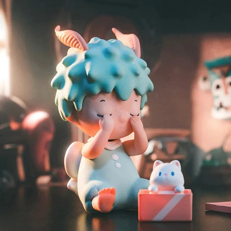 Heyone Huhu Figur Blind Box PVC Kawaii 8,5–9,5 cm