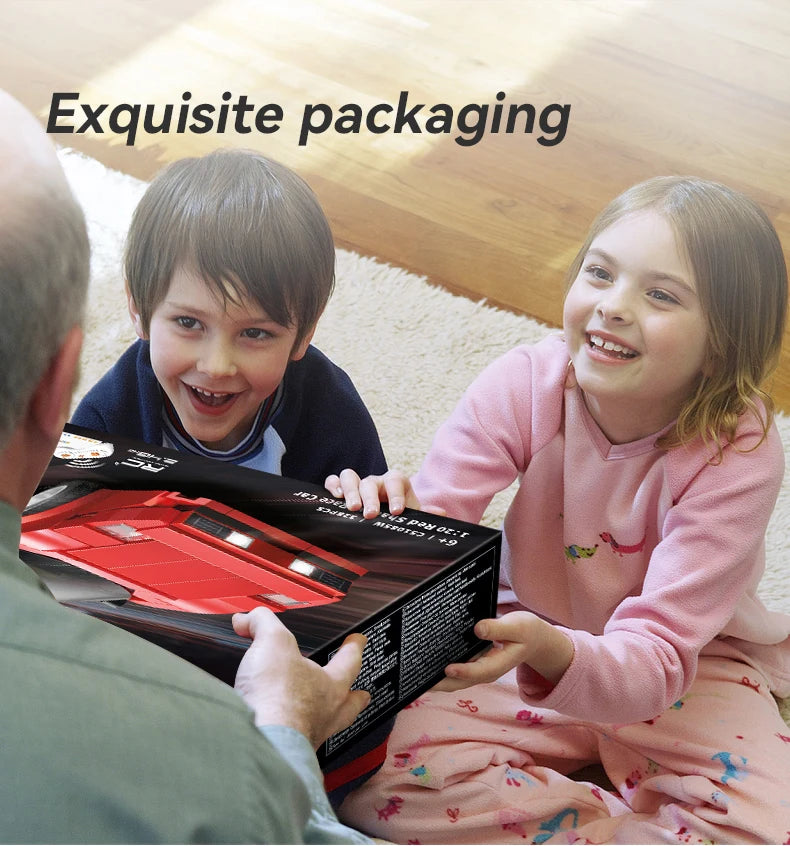 Cada 1:20 328 pièces ville technologique RC voiture de course App blocs de construction télécommande vitesse véhicule briques jouet cadeaux de vacances by LSDLBoutique.ch