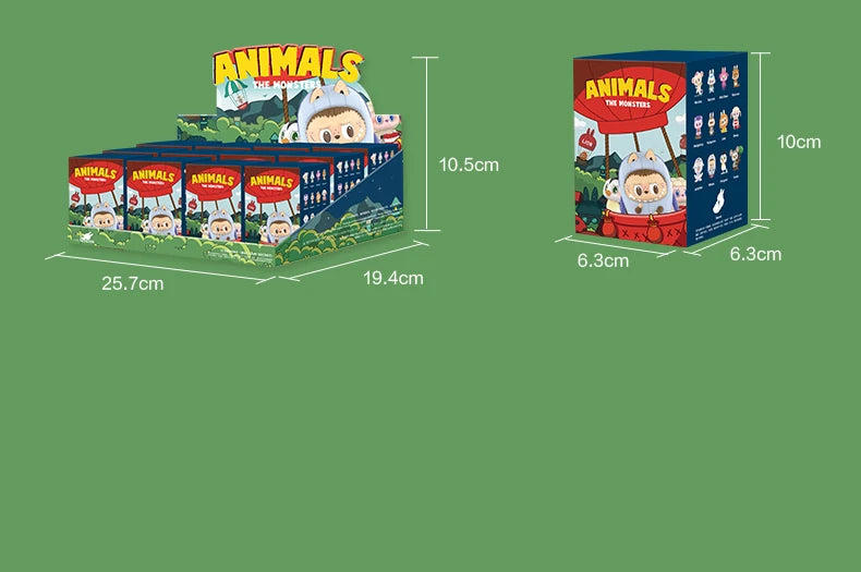 Pop Mart Labubu Brown Monster Figurine Blind Box