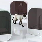 Cat Litter Box Fully Enclosed Splash-proof Cat Toilet with Litter Scoop Large Capacity Drawer Type Cat Litter Box Cat Accessorie