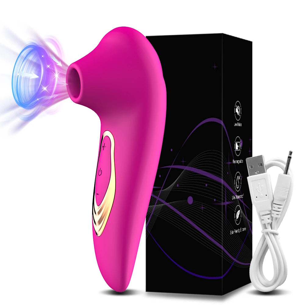Nipple Clitoris Sucker Clit Stimulator Powerful Sucking Vibrator for Women Female Massager Vibrating Sex Toys Goods for Adult