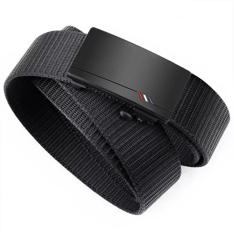 Ceinture homme nylon boucle automatique 3,4 cm - LSDLBoutique