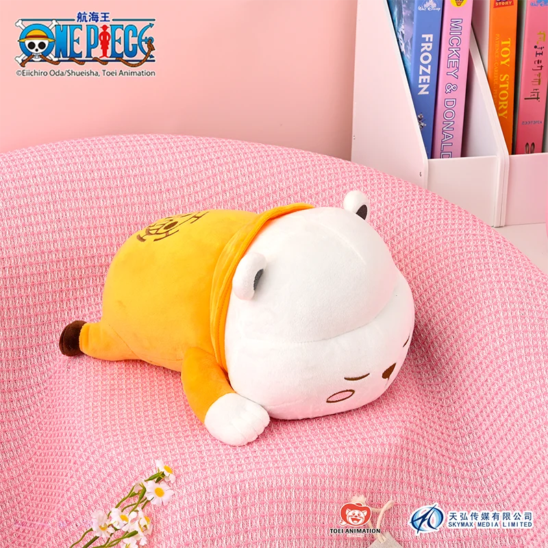 Peluche One Piece couchée en polyester – Chopper, Bepo ou Laboon
