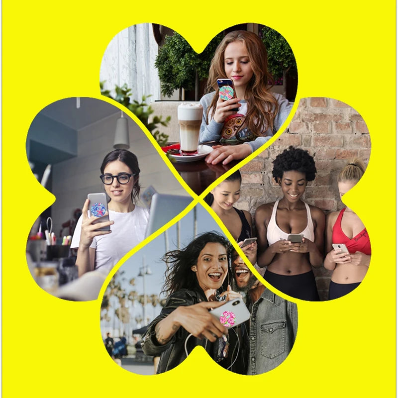 Popped Support Téléphone Pliable et Anneau Grip Universel