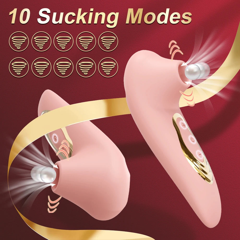 Nipple Clitoris Sucker Clit Stimulator Powerful Sucking Vibrator for Women Female Massager Vibrating Sex Toys Goods for Adult