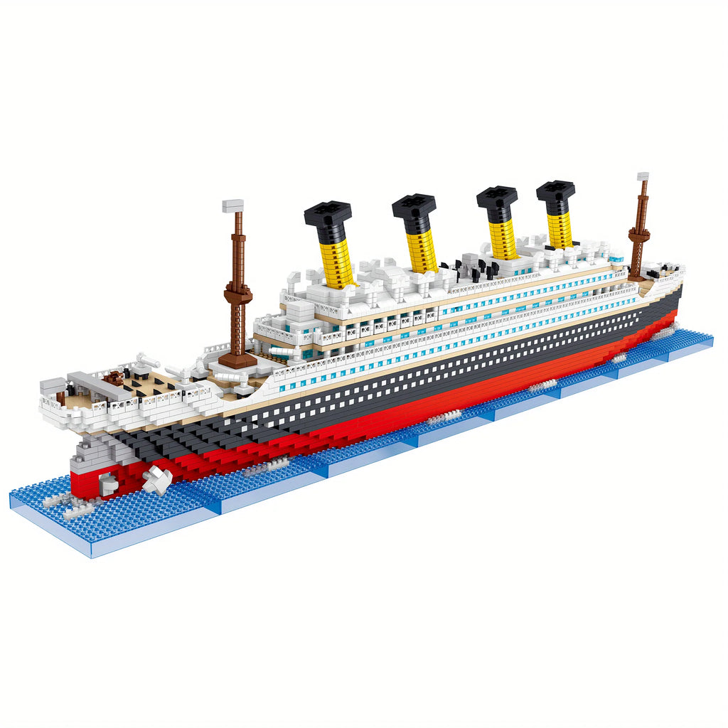 Kit Titanic Construction Pour Enfants Croisière Soleil 4404 Pièces Mini Briques Modèle Décoration Bureau Cadeau Noël by LSDLBoutique.ch