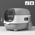 Odor Isolation, Dual-purpose, Foldable Design, Can Accommodate Cats Weighing Less T ,Closed Cat Litter Box, Splash Proof