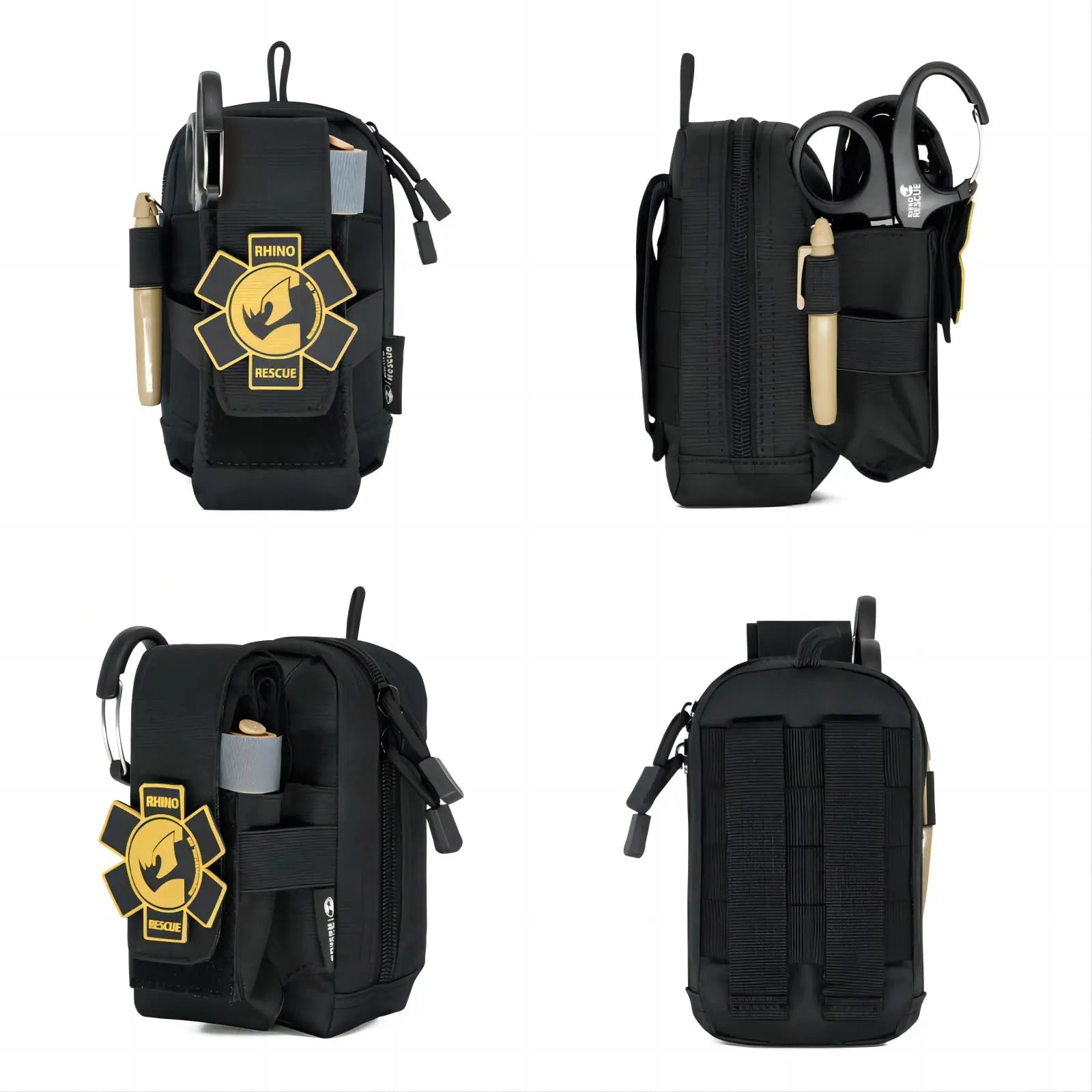 Rhino Rescue EDC MOLLE First Aid Kit for Camping