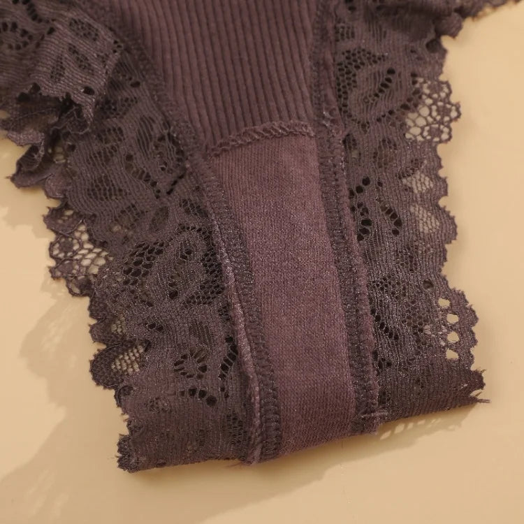 All Of Me Culotte Dentelle Coton Sans Couture Taille Basse