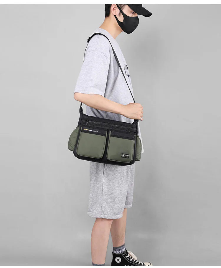 Miflame Sac À Bandoulière Oxford Multicouche Nylon