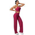 Women's Sport Set – Backless Top and High-Waisted Pants