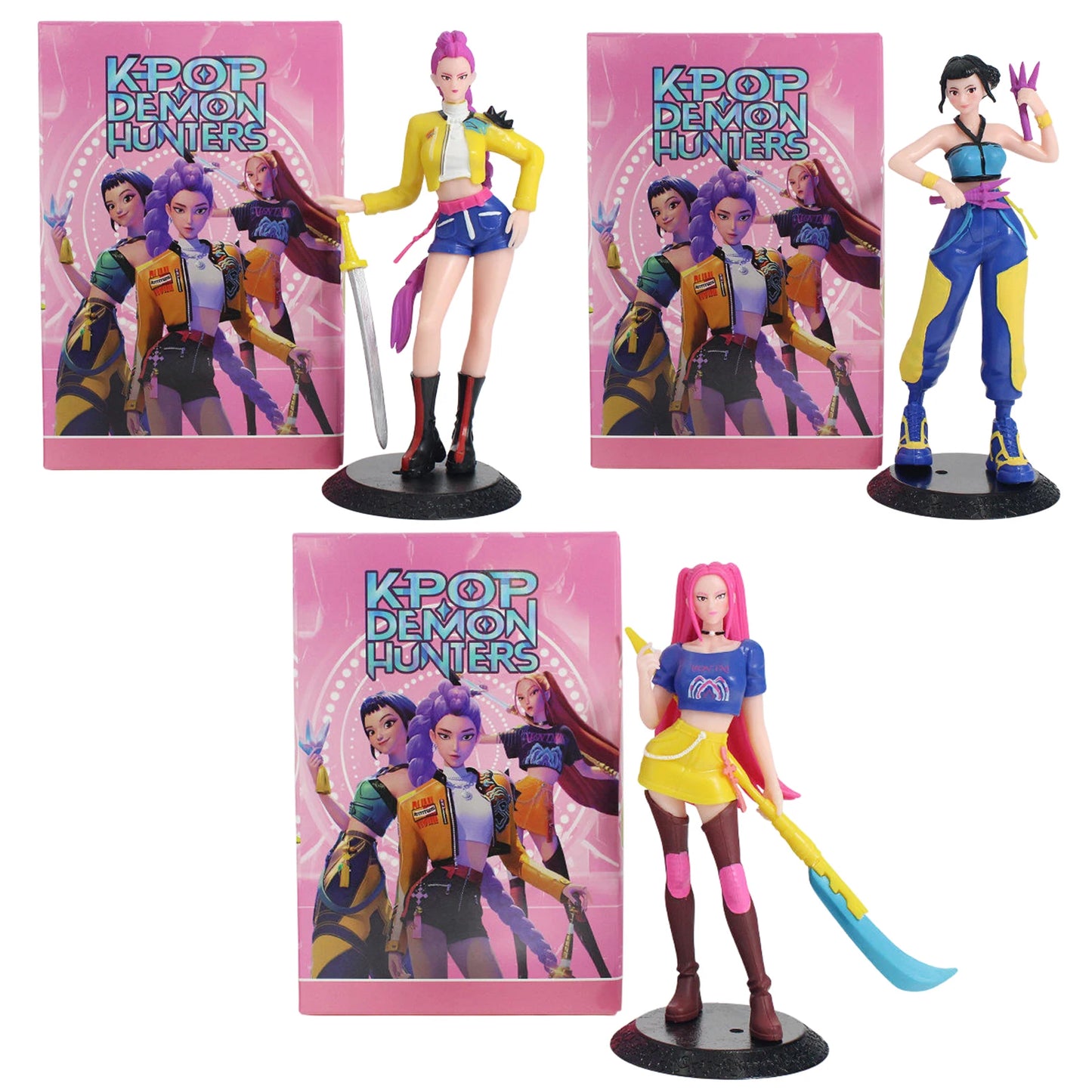 Figurines de chasseurs de démons Kpop, figurines Huntrix, jouet Derpys Tiger Rumi Brainrot, ornement, tendance 2026 by LSDLBoutique.ch