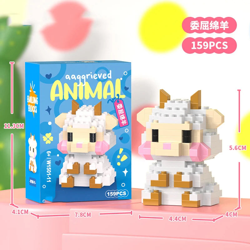 Ensemble De Briques Animaux Micro Blocs De Construction Pour Enfants Adultes Décoration Jouets Compatibles Lego ABS by LSDLBoutique.ch